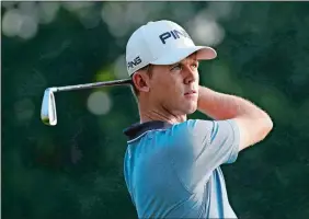  ?? CHARLIE RIEDEL/AP PHOTO ?? Brandon Stone tees off on the 16th tee during the second round of the PGA Championsh­ip on Friday at Bellerive Country Club in St. Louis.