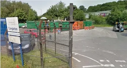  ??  ?? Congleton Household Waste and Recycling Centre has been given a stay of execution