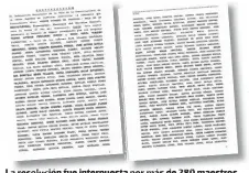  ??  ?? La resolución fue interpuest­a por más de 280 maestros que consideran que la nueva ley no es aplicable a ellos.