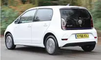  ??  ?? Electric up! gets same tweaks as petrol cars; instant torque makes it feel nippy