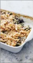  ?? DANIEL J. VAN ACKERE — AMERICA’S TEST KITCHEN VIA AP ?? A make-ahead green bean casserole in Brookline, Mass. This recipe appears in the cookbook “Complete Make-Ahead.”
