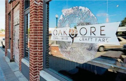  ?? [PHOTOS BY NATE BILLINGS, THE OKLAHOMAN] ?? Oak & Ore is in Oklahoma City’s Plaza District.