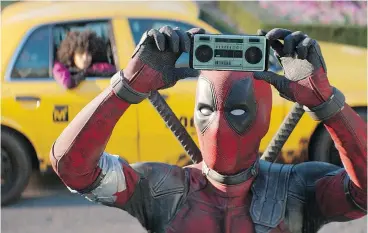  ?? — 20TH CENTURY FOX ?? Ryan Reynolds stars as Deadpool in Deadpool 2, which is enjoying new life in a toneddown rerelease starring Fred Savage, called Once Upon a Deadpool.