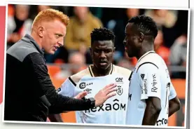  ?? GETTY IMAGES ?? Ambitious: Will Still looks at ease in the Reims hot seat and (right) dishes out orders to his players during a match in October