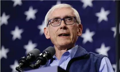  ?? Photograph: Reuters ?? Tony Evers, the Wisconsin governor, in October 2022.