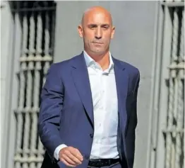  ?? M. F. (AP) ?? Luis Rubiales, en septiembre en la Audiencia Nacional.