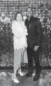  ?? Getty Images file photo ?? Columnist Charles M. Blow poses with Brooklyn Museum executive Anne Pasternak at the Eighth Annual Brooklyn Artists Ball in 2018 in New York City. Despite a string of successes and the spotlight, Blow says, his mental health was in a spiral.