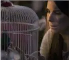  ?? ASSOCIATED PRESS ?? This image released by Netflix shows Sandra Bullock in a scene from the film, “Bird Box.” Netflix said Wednesday, Jan. 2, 2019, that 45 million subscriber accounts worldwide watched the Bullock thriller “Bird Box” during its first seven days on the service, the biggest first-week success of any movie made for the company’s nearly 12-year-old streaming service.