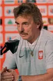  ?? AFP ?? Zbigniew Boniek, 62 anni, giocò nella Roma dal 1985 al 1988