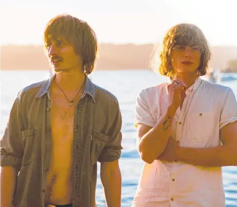  ??  ?? PERMANENT VACATION: Oli and Louis Leimbach of Lime Cordiale will perform at Dalrymple Hotel on Friday.