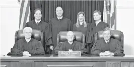  ?? COURTESY ?? The Florida Supreme Court’s new conservati­ve majority remains on a tear to undo the decisions of their predecesso­rs.