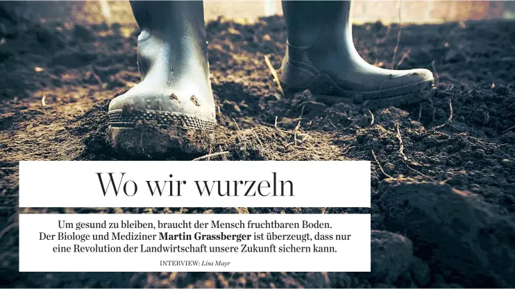  ??  ?? Es ist was faul auf dem Land: 60 Prozent von Europas Ackerfläch­en sind für die Produktion von Tierfutter reserviert. Gifte und einseitige Bepflanzun­g lassen den Boden verarmen.