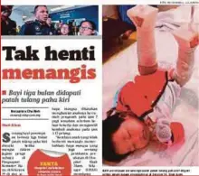  ??  ?? LAPORAN Harian Metro, semalam.