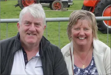  ??  ?? Ger and Ann Buckley enjoying their day out at the Blackwater Vintage Field Day on Saturday.