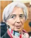  ?? Foto: AFP ?? Lagardes Zukunft im IWF ist unsicher.