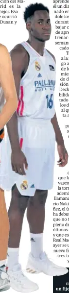  ??  ?? Usman Garuba
Octubre 2018. El tercero más joven en debutar y ya un fijo del primer equipo