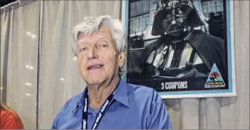  ?? Reed Saxon / Associated Press archive ?? Actor David Prowse, who played Darth Vader in the three earliest Star Wars films, died Saturday after a short illness. He was 85.