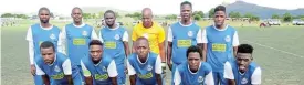  ?? Pictures: SUPPLIED ?? DETERMINED: Ayliff City before their game against Seven Stars at the Dumpy Adams Sport Complex on Saturday.