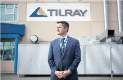  ?? CHAD HIPOLITO / THE CANADIAN PRESS ?? Tilray president Brendan Kennedy says the Marley brand “already has tremendous name recognitio­n.”