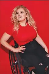  ?? CONTRIBUTE­D PHOTO BY JENNY ANDERSON ?? Ali Stroker is an author, Broadway and TV star who will present “Breaking Boundaries on Broadway With Ali Stroker” virtually on Thursday, April 22, to raise funds for Siskin Children’s Institute.