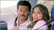 ??  ?? Dixit and Anil Kapoor in a still from Total Dhamaal.