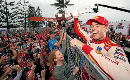  ?? GETTY IMAGES ?? Scott McLaughlin has taken over from Craig Lowndes as the face of Supercars.