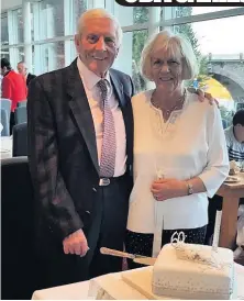  ??  ?? Diamond day Jock and Betty celebrated 60 years of marriage in 2018