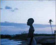  ?? DAVID BORNFRIEND/A24 VIA AP ?? This image released by A24 Films shows Alex Hibbert in a scene from the film, “Moonlight.” The film is nominated for an Oscar for best picture. The 89th Academy Awards will take place tonight.