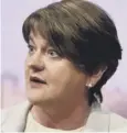  ??  ?? 0 Arlene Foster said: “There is no need for the Irish backstop”