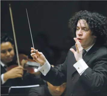  ?? EMMANUEL DUNAND/ GETTY IMAGES ARCHIVES ?? Conductor Gustavo Dudamel will kick off a new season for Cal Performanc­es in September.