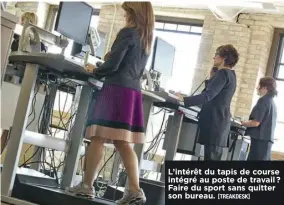  ?? [TREAKDESK] ?? L’intérêt du tapis de course intégré au poste de travail#? Faire du sport sans quitter son bureau.