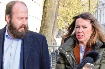  ??  ?? Criticised: Nick Timothy with fellow May adviser Fiona Hill, who also quit