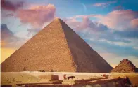  ??  ?? The Great Pyramid was the tallest building in the world for thousands of years