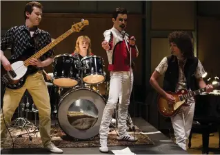  ??  ?? Another Queen hit: A scene from Oscar-winning film Bohemian Rhapsody