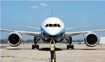 ?? BOEING AUSTRALIA ?? The Boeing 787 Dreamliner aircraft was designed to reduce jet lag and air sickness and cut fuel emissions by 20%.