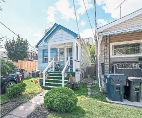  ?? ?? Although other homes in the area have sold for $1 million, this detached home in East York is listed for just $749,000. The biggest issue is the condition the home is in, real estate agent Othneil Litchmore suggests.