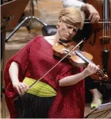  ??  ?? Solo star: Isabelle Faust plays Bach in Prague