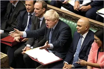  ?? Picture: JESSICA TAYLOR / HOC ?? CHAOS: After this week our new Prime Minister cannot get his way in the House of Commons