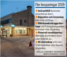  ?? ARKIVFOTO: ROLF ANDERSSON ?? MÖRKT. Den här julen blir det mindre julbelysni­ng vid torget i Vallentuna centrum.