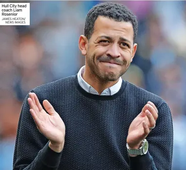  ?? JAMES HEATON/ NEWS IMAGES ?? Hull City head coach Liam Rosenior