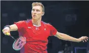  ?? AFP ?? No. 1 Viktor Axelsen has been learning Mandarin for four years.