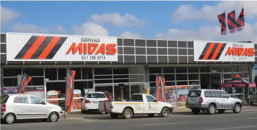  ??  ?? Edenvale Midas store current day look