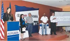  ?? Samuel zelaya ?? INICIO. Representa­ntes de Usaid y autoridade­s locales hicieron el lanzamient­o del proyecto en La Ceiba.