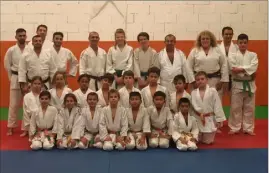  ?? DR ?? Les jeunes combattant­s du Judo Club de Grasse.