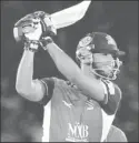  ??  ?? Nicholas Pooran … struck his third consecutiv­e halfcentur­y for Red Force.