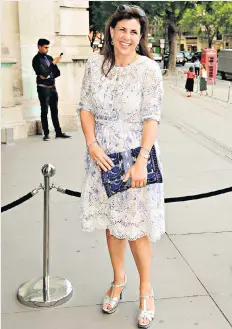  ??  ?? Shape shifter: Kirstie Allsopp attending the V&A Summer Party held at the Victoria & Albert Museum, London