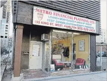  ?? HAMILTON SPECTATOR FILE PHOTO ?? Dennis Khanna operated Metro Financial Planning at 193 King St. W.