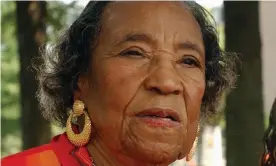  ??  ?? Amelia Boynton in Atlanta, Georgia, on 26 August 2003. Photograph: Gregory Smith/AP