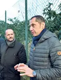  ??  ?? Volontari e medici Il canile è affidato ai volontari dell’Enpa e a veterinari. Nelle foto sopra Enrico Lagreca con il direttore sanitario Salvatore Barra e a lato Cristina Marcolin con il direttore generale Giovanni Pavesi