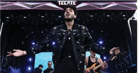  ?? /REFORMA ?? Sebastián Yatra fue uno de los artistas agasajados en la reciente entrega de los premios Latin Grammy.